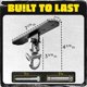 thumbnail image 2 of Soporte para saco de boxeo Yes4All de acero inoxidable con giro de 360°, 2 of 7