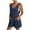 Navy, variant on Beach Outfits for Women New Rompers for Women 2025 Summer Short Jumpsuits Overalls Casual Sleeveless Romper Boho Suspenders Jumpsuit Style B-16 Blue S