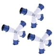 thumbnail image 1 of 3x Divisor de 3 Vías 32A IP44 3 Vías de Enchufe de Sitio Industrial Y Enchufe de Pared Impermeable IP44 Conector de Enchufe 2P + Tierra M Yotijar Conector industrial, 1 of 7
