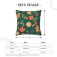 thumbnail image 4 of Square Throw Pillow Covers with Core, Cute Christmas Cookie Graffiti Pillows for Sofa Beds, 20"x20", 4 of 9