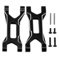 thumbnail image 4 of arctrm 2 Pieces Front Suspension Arm Compatible Portable Spare Metal Sturdy Lightweight Black, 4 of 10