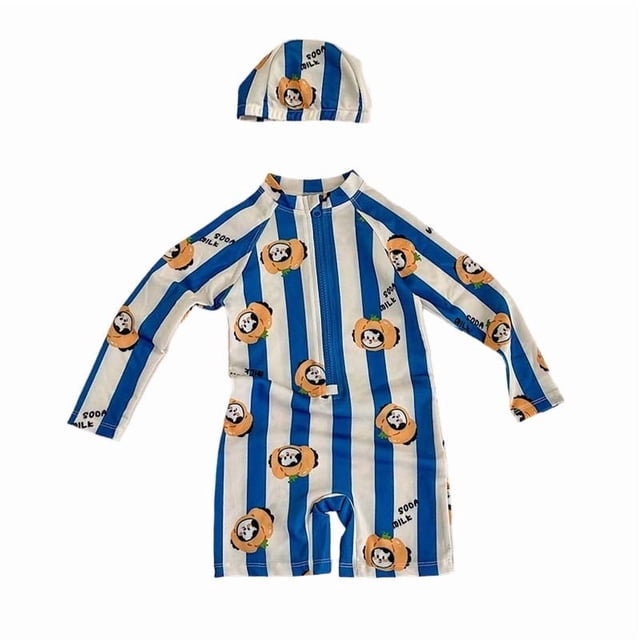Swimsuit Boy Rash Guard Cartoon Baby Boy Summer Clothes Bathing Suit Boys 5-6 Years