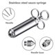 thumbnail image 4 of Kit de inyector de carne de acero inoxidable 304 de alta resistencia con barril de gran capacidad de 60 ml con 3 agujas de adobo comerciales, 4 of 8