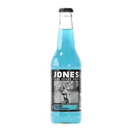 Jones Soda Berry & Lemonade Soda Pop, 12 Fluid Ounces, 4 Pack Bottles