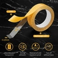 thumbnail image 2 of Super Thin Double Sided Adhesive Tape 1.18Inch X 66Feet Clear Double Sided Tape for Clothes, Poster,DIY Crafts,Poster,Arts,Paste Photo,Rug Non-slip, Fixed Decorations, LED Strips, Fixed Power Socket, 2 of 7