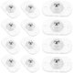 thumbnail image 5 of BRIGHTFUFU Ruedas giratorias autoadhesivas de 12 Uds., ruedas giratorias de 360 ​​grados, ruedas de repuesto para caja de almacenamiento, 5 of 7