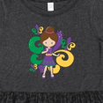 thumbnail image 4 of Inktastic Mardi Gras Girl Girls Toddler Dress, 4 of 5