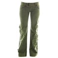 thumbnail image 3 of SpringTTC Women Casual Loose Wide Leg Pants Pockets Cargo Trousers, 3 of 4