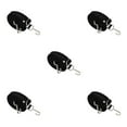 thumbnail image 2 of relayinert No Scratching Item Rubber Luggage Rope Protects Delicate Surfaces Damage black 5Set, 2 of 6