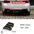 thumbnail image 1 of Exhaust Muffler Exit Cover Tail Frame Trim Accessories For BMW 3 4 5 7 Series X1 3GT F20 F22 F30 F32 F34 F10 F48 G30 G11~17202, 1 of 1