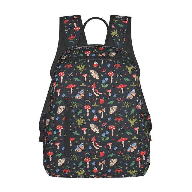 Fotbe Forest Flora and Insects Mochila Ligera para Hombres y Mujeres - Duradera y Resistente al Agua, Ideal para Escuela, Trabajo, Viajes y Uso Diario