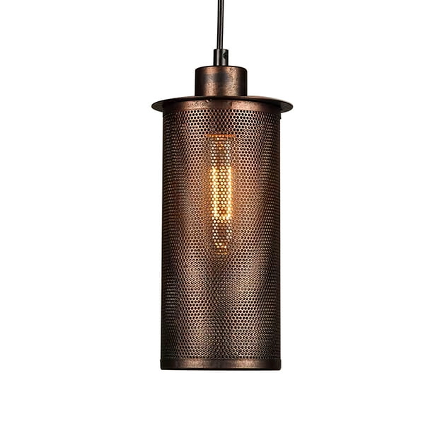 Vintage Ceiling Lamp Retro Hanging, Vintage Copper Light Shade