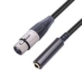 thumbnail image 3 of Lefu Stereo Audio Adapter 3 Pin Female XLR to Quarter inch TRS Female Converter Mic, 3 of 9