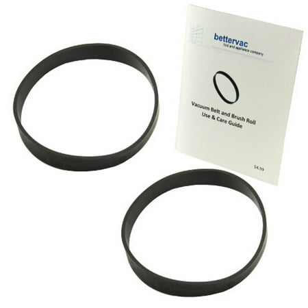 Eureka Powerspeed Lightweight Vacuum Belts 2 Pack Replaces OEM #E0205 Bundled With Use And Care