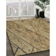 thumbnail image 2 of Ahgly Company Indoor Square Patterned Reddish Brown Novelty Area Rugs, 8' Square, 2 of 6