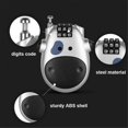thumbnail image 3 of Telescopic Coded Lock Cartoon Cow Lock with Retractable Steel Cable, 3 of 5
