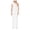White#1, variant on Womens Rompers on sales under $5,Rompers for Women Plus Size,Women's Solid Color High-Waisted Strapless One-Shoulder Sequin Casual Long Jumpsuit White XXL