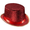thumbnail image 1 of Sombrero de Copa Dress Up America Esmoquin Brillante Adulto Rojo, 1 of 6