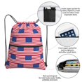 thumbnail image 4 of Love America Drawstring Backpack Bag Water Resistant Yoga Shopping Cinch Bag Sackpack For Men Women, 4 of 7