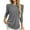 GY2, variant on Top for Women Long Sleeve Crewneck Ribbed Knit Grey Women's Thermal Tops Warm Tops for Womens Fall Work Tops