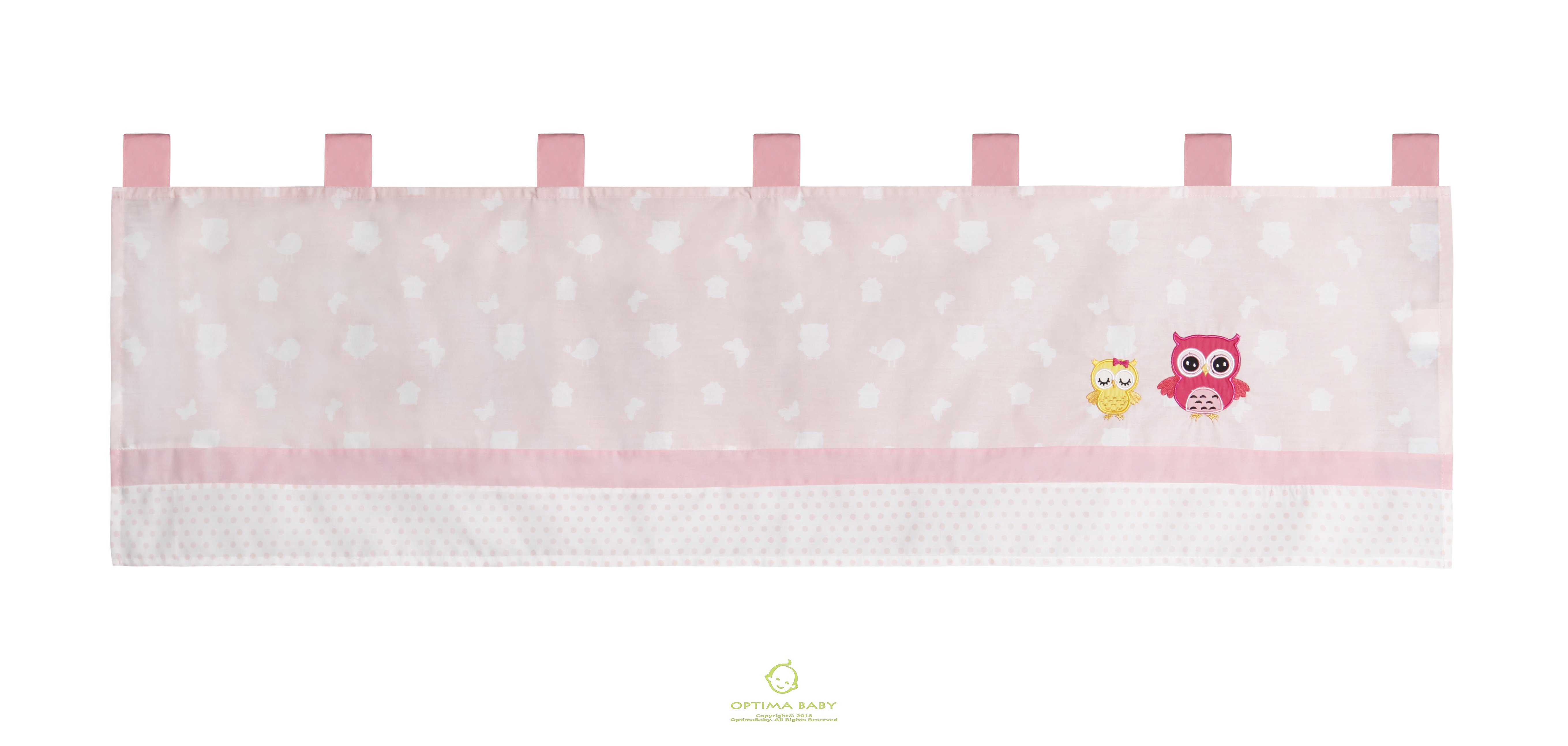 Bumperless 5 pieces Optimababy Owls Baby Bedding Set - image 2 of 4