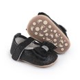 thumbnail image 2 of Yoyauz Baby Girl Mary Jane Shoes Anti Slip Rubber Sole Ballet Slippers Princess Dress Wedding Shoes Newborn Kids Shoes Toddler Shoes（0-12 Month）, 2 of 10