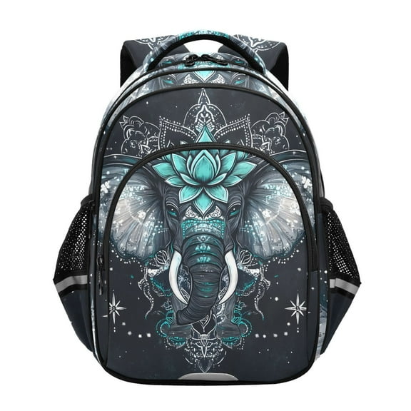 ALAZA Mandala Elephant School Backpack Elementary Bag Bookbag Travel Rucksack