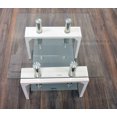 thumbnail image 2 of Nola Furniture Modena Glass Side Table White, 2 of 3