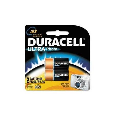 Ultra High-Power Lithium Battery, 123, 3V, 2/Pack
