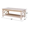 thumbnail image 6 of International Concepts Josephine Solid Wood Coffee Table, 6 of 8