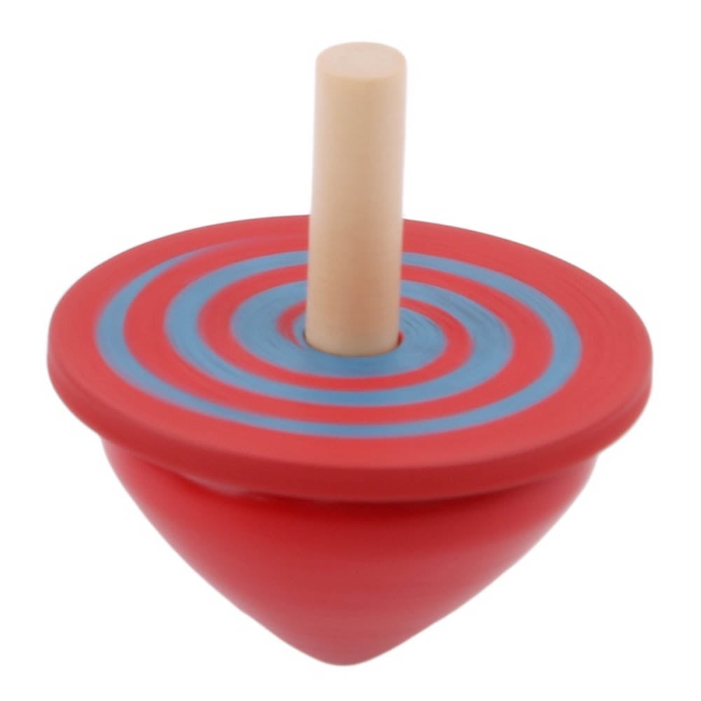 4Pcs/Set Colorful Wooden Spinning Top Gyro Educational Outdoor Toys New 