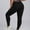 Black, variant on Aueoeo Women No Front Seam Workout Leggings High Waisted Compression Yoga Pants with Abdominal Control with Pockets