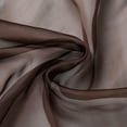 thumbnail image 3 of Mbxm Colored Trilon Curtain Single Panel Rod 200x100cm (HxW) Dark Brown,Leaves Sheer Curtain Tulle Window Treatment Voile Drape Valance 1 Panel Fabric, 3 of 3