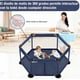 thumbnail image 4 of Corrales Para Bebés corralitos Plegable De Juegos Bebés Y Niños Corralito Hexagonal Transportable Corral De Seguridad Modelo Azul Marino, 4 of 4