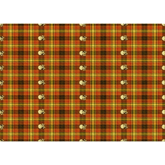 Ahgly Company Indoor Rectangle Patterned Tomato Sauce Red Area Rugs, 7' x 10'