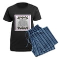 thumbnail image 5 of CafePress - Thistle Legend Women's Dark Pajamas - Women's Short Sleeve Print T-Shirt and Pants Dark Cotton Pajama Set, 5 of 7