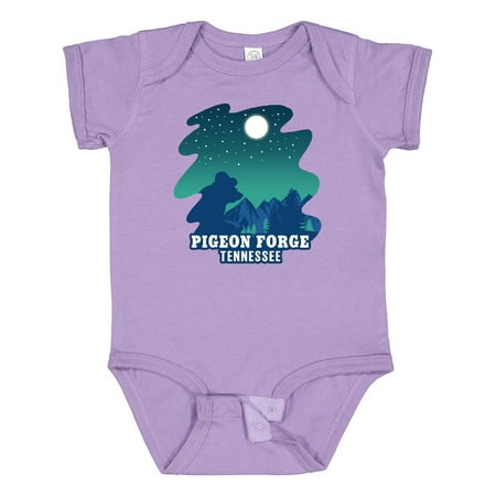 

Inktastic Smoky Mountains Pigeon Forge Tennessee with Bear Boys or Girls Baby Bodysuit