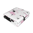 thumbnail image 2 of KLL Cute Poodle Dog Print Fleece Throw Blanket, Horizontal Fleece Bedding Cute Soft Blankets Comfy Fleece Flannel Plush Home Decor for Couch & Bed -60"x50", 2 of 9