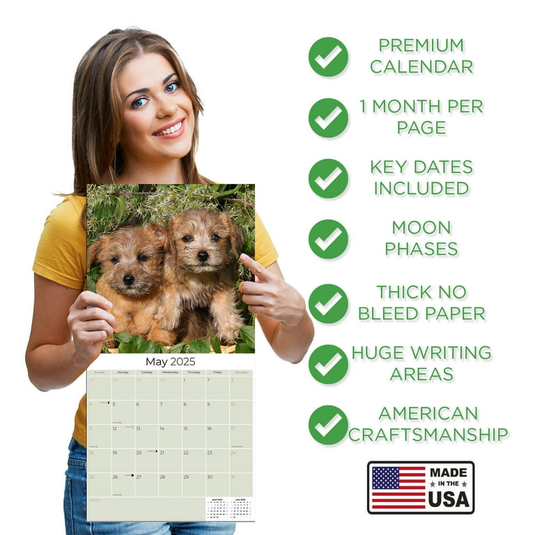 2024 2025 Norwich - Norfolk Calendar - Dog Breed Monthly Wall Calendar - Norwich - Norfolks Calendar - Thick No-Bleed Paper - Planner Calendar for Organizing & Planning - Made in USA - Walmart.com 2024-2025-norwich-norfolk-calendar-dog-breed-monthly-wall-calendar-norwich-norfolks-calendar-thick-no-bleed-paper-planner-calendar-for-organizing-planning-made-in-usa-walmart-com