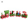 thumbnail image 1 of CNKOO Wooden Christmas Train  Decorative Visual Effect Christmas Decoration Small Train for Living Room, 1 of 11