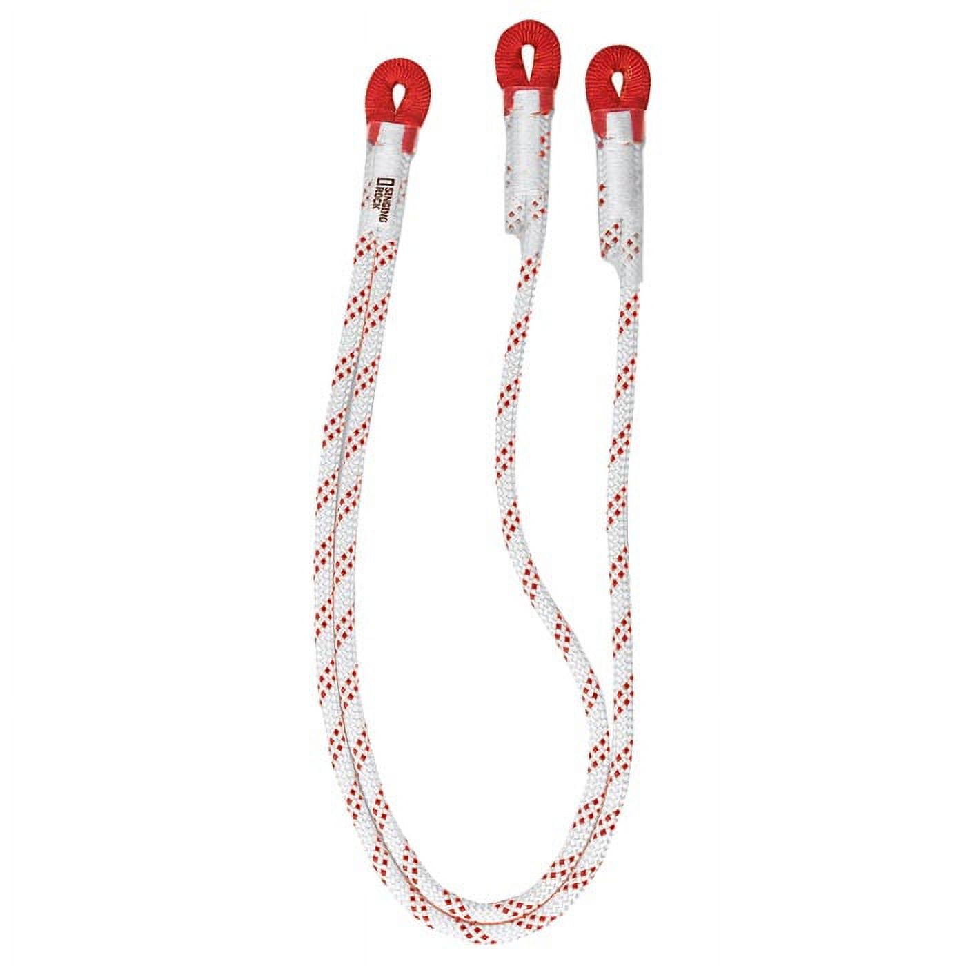 Singing Rock Static Rope Lanyard 'V' 25/65cm 10/30in - Durable Slings & Lanyards Set