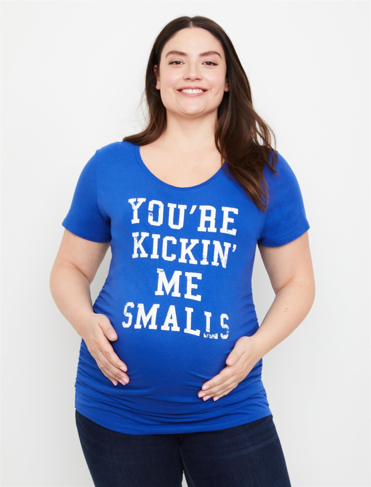plus size maternity tee