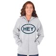 thumbnail image 4 of Hey Girl Funny Novelty TV Show Logo Zip Up Hoodie Men's Women's Brisco Brands 2X, 4 of 6