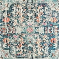 thumbnail image 4 of SAFAVIEH Madison Joandra Vintage Floral Area Rug, Navy/Light Blue, 4' x 6', 4 of 10