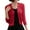 Red, variant on Lisingtool Clearance Womens Summer Tops Cardigan Sweaters for Women Women's Solid Color Cardigan Hollow Out Knit Sweater Short Coat S-XL Clearance sale