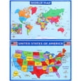 thumbnail image 1 of 1 juego de pósteres de mapas de países del mundo de geografía, pósteres de geografía interesantes, pósteres de aprendizaje para el hogar, 1 of 8