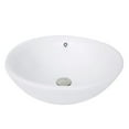 thumbnail image 4 of Brant Point Collection Nantucket Sinks 17 Inch Round White Vessel Sink With Overflow NSV218, 4 of 7