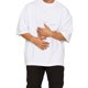 thumbnail image 4 of SAYOO Hombres Camiseta, Manga Media Color Sólido Ajuste Suelto Gimnasio Fitness Culturismo Algodón Tops Deportes Entrenamiento Camiseta SAYOO  Casual, 4 of 8
