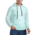 thumbnail image 2 of Sikiie Blue Bright Men's Hoodie, Essentials Hoodie, Sweatshirt, Pullover Hooded Sweatshirt for Men-Large, 2 of 7