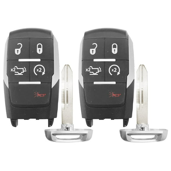 2 Brand New Key For 2019 2020 RAM LIMITED Smart Remote PROXIMITY GQ4-76T 5 Button
